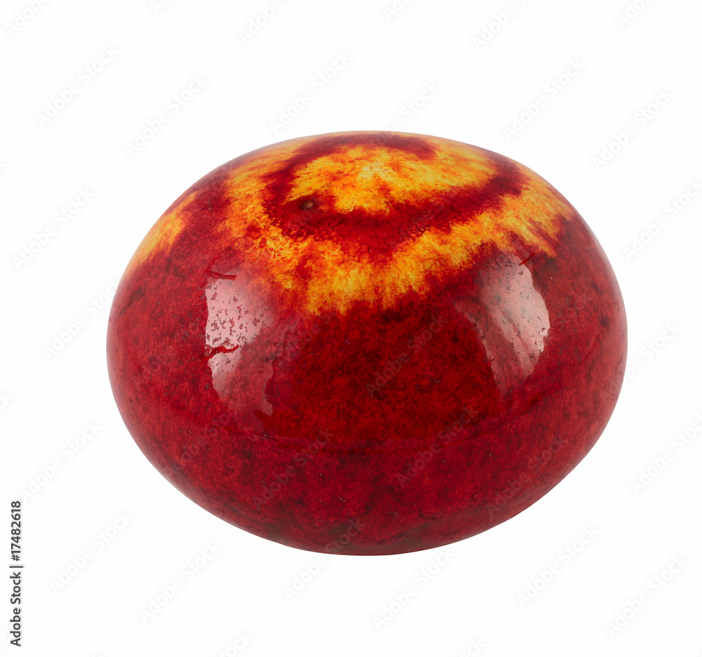 Pottery ball isolated Pottery ball isolated