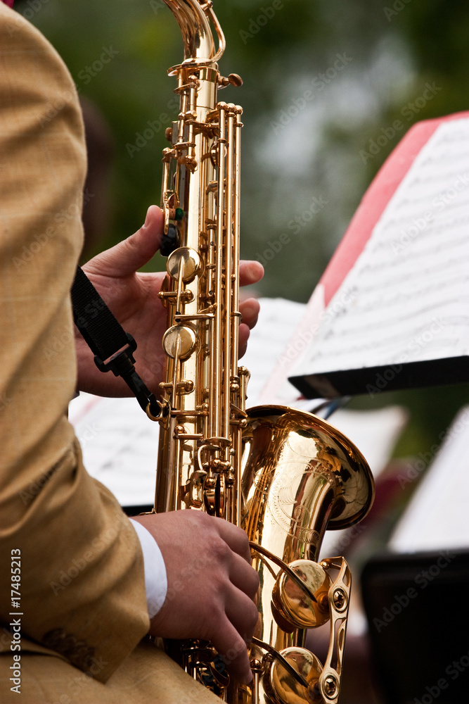 Fototapeta premium Saxophone Concert