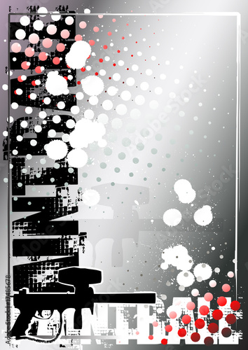 paintball silver poster background 2