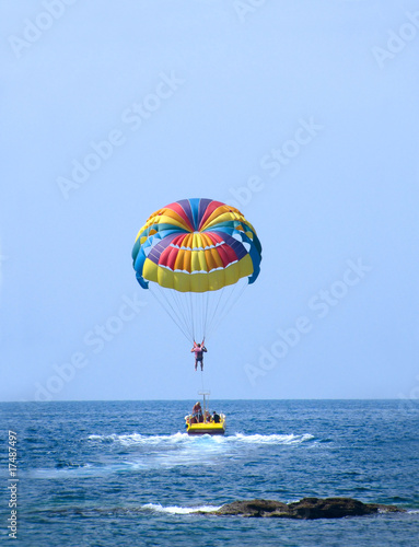 Parasailing in Summer