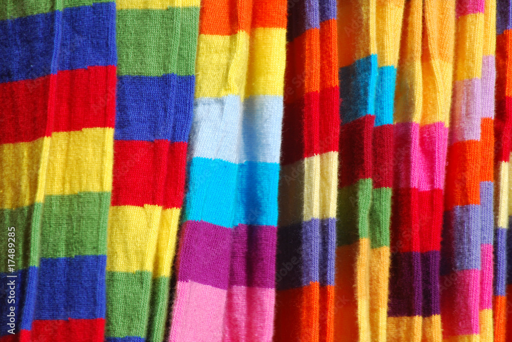 Colourful scarves