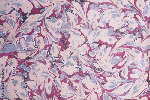 Turkish traditional marbled paper artwork background