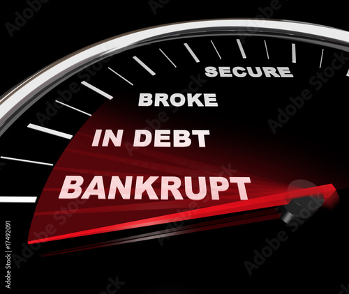 Plunging into Bankruptcy - Financial Speedometer