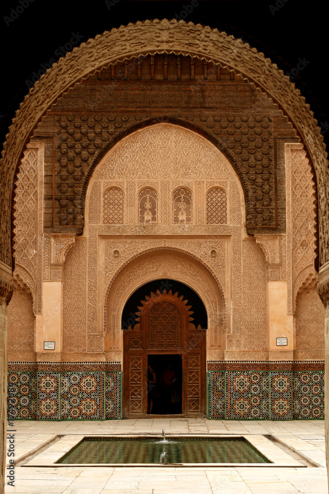 Doorway and arches in Morocco