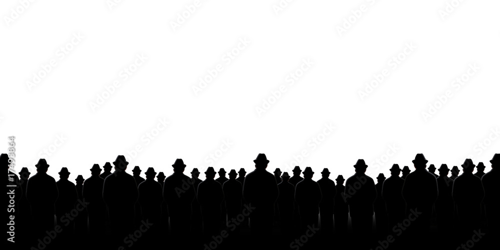 Naklejka premium Menschenmenge