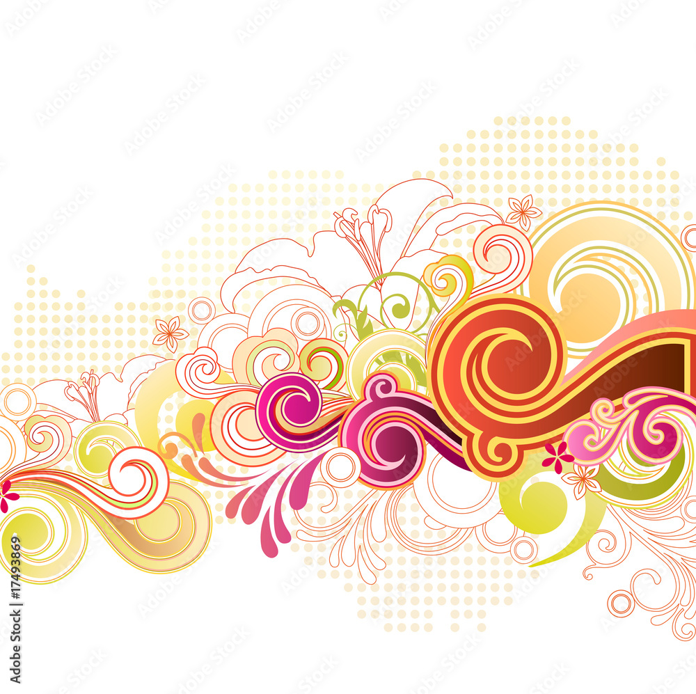 floral background floral background