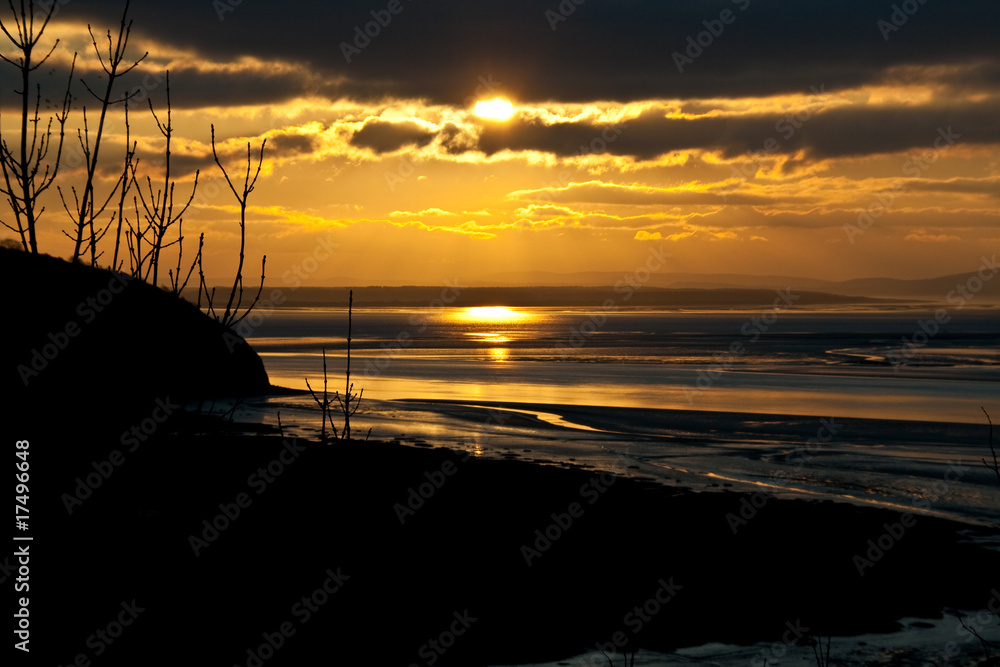 Sunrise on Boxing Day at Laugharne