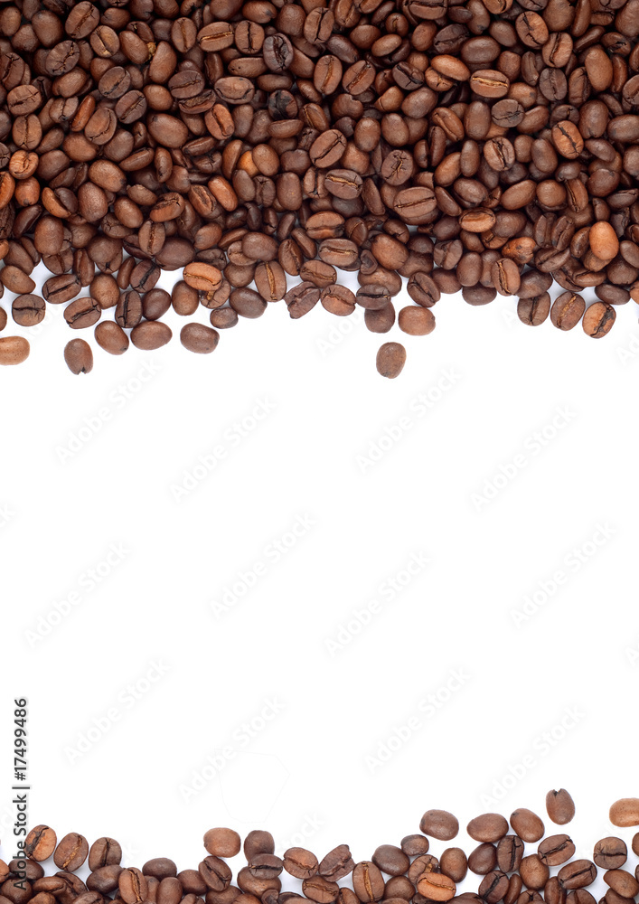 Brown roasted coffee beans Brown roasted coffee beans