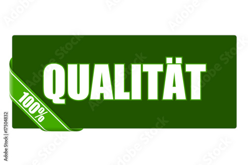 100% qualität mit schleife