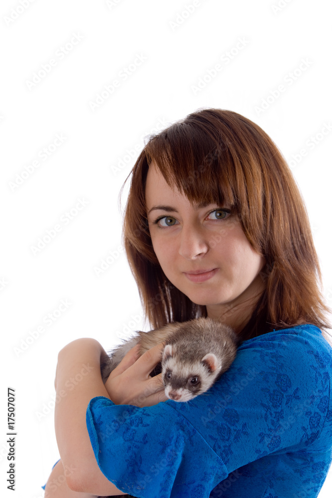 girl and polecat
