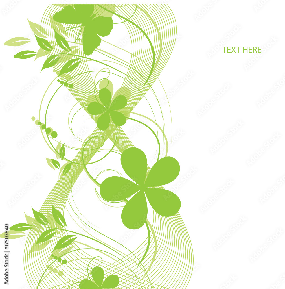 abstract floral background with place for your text abstract floral background with place for your text