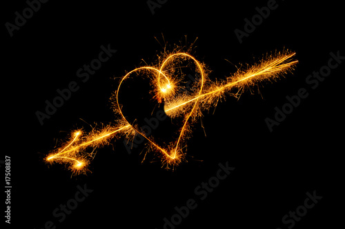 Heart from sparks