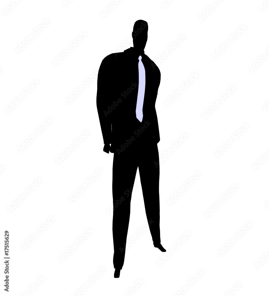 Male Business Silhouette Male Business Silhouette