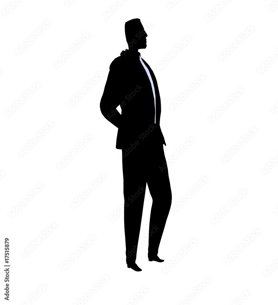 Male Business Silhouette Male Business Silhouette
