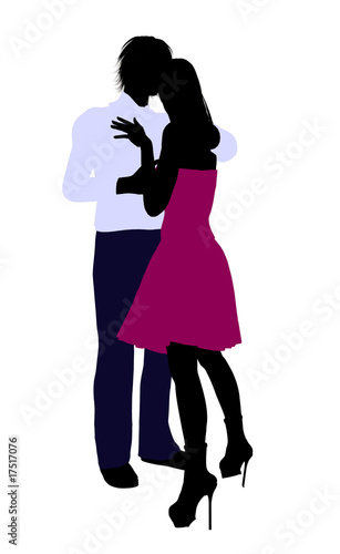Couple Illustration Silhouette © Kathy Gold