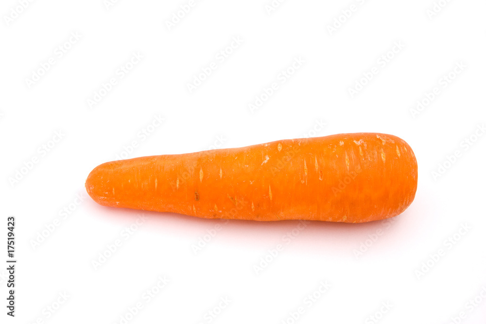 Carrot on a white background. Carrot on a white background.