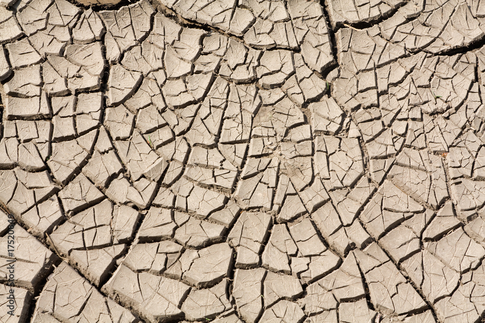 Cracked ground Cracked ground