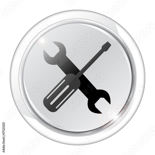 white button tools
