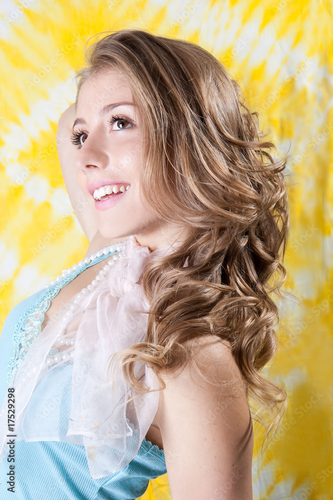 Fototapeta premium Portrait of a fresh and lovely woman