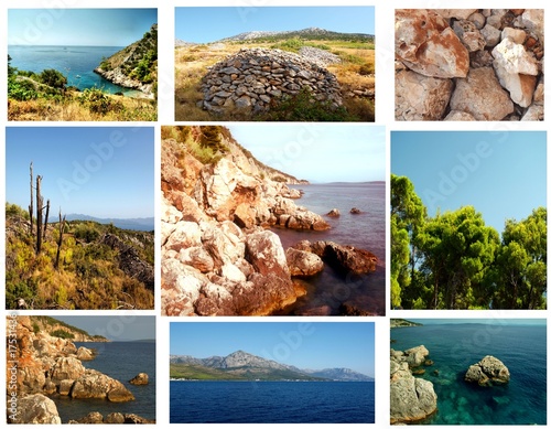 Collection of mediterranean sceneries