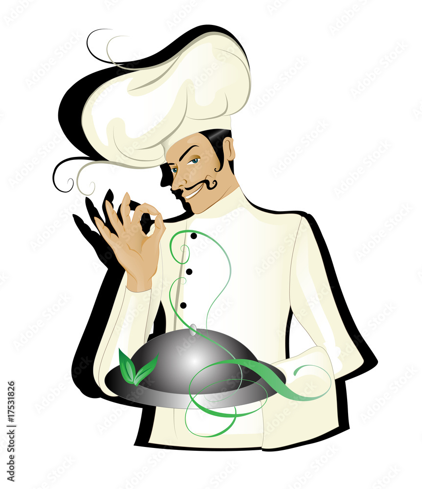 Chef isolated vector de Stock | Adobe Stock