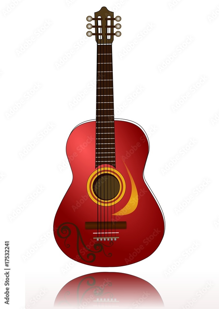 Fototapeta premium REDguitar