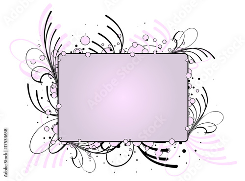 Vectorial background in pink, grey and black tones