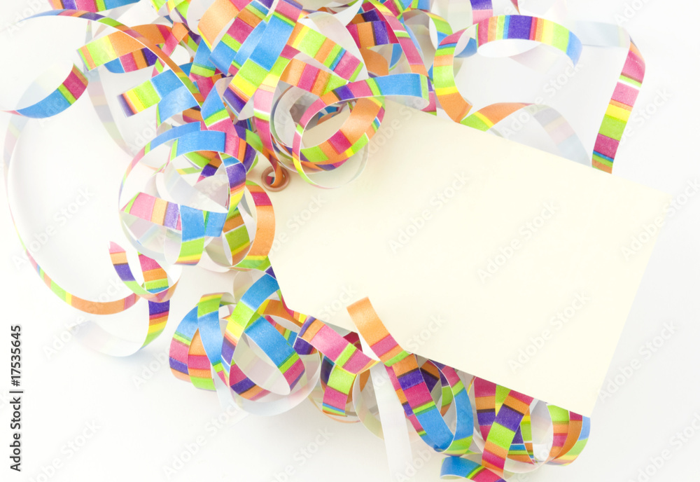 Obraz premium Ribbons With Tag