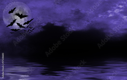 spooky halloween background for design