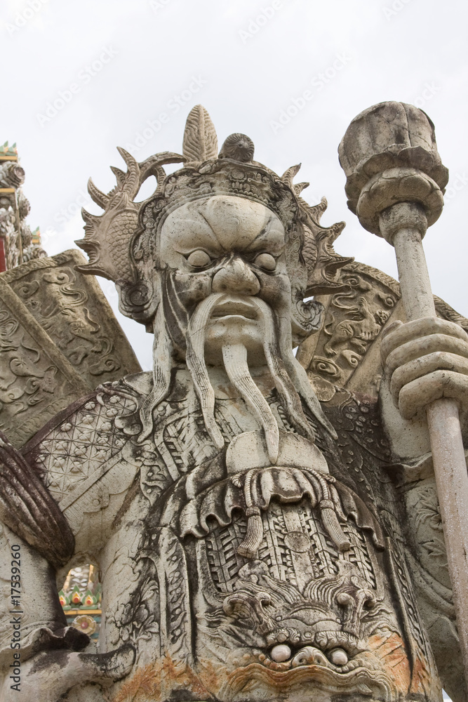 Fototapeta premium Traditional Thai sculpture - travel and tourism.