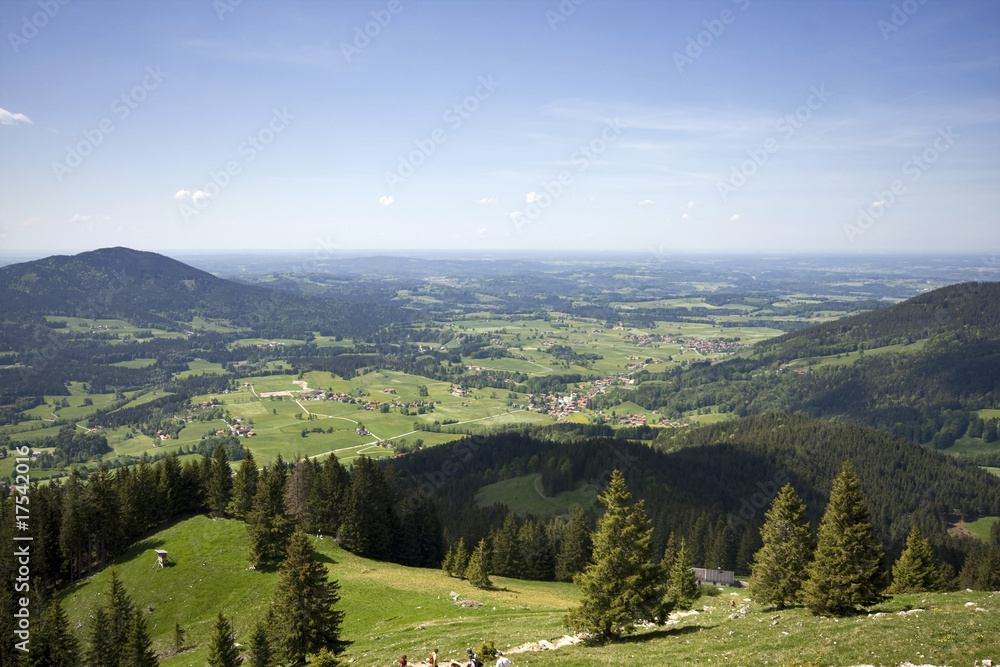 panorama von miesbach