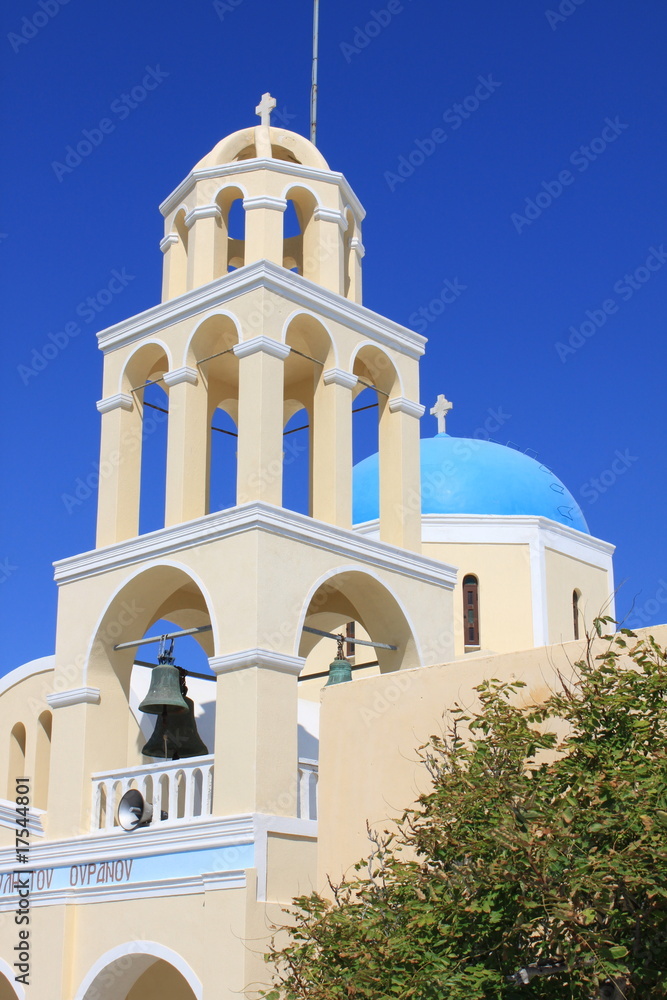 Clocher à Santorin - Cyclades - Grèce