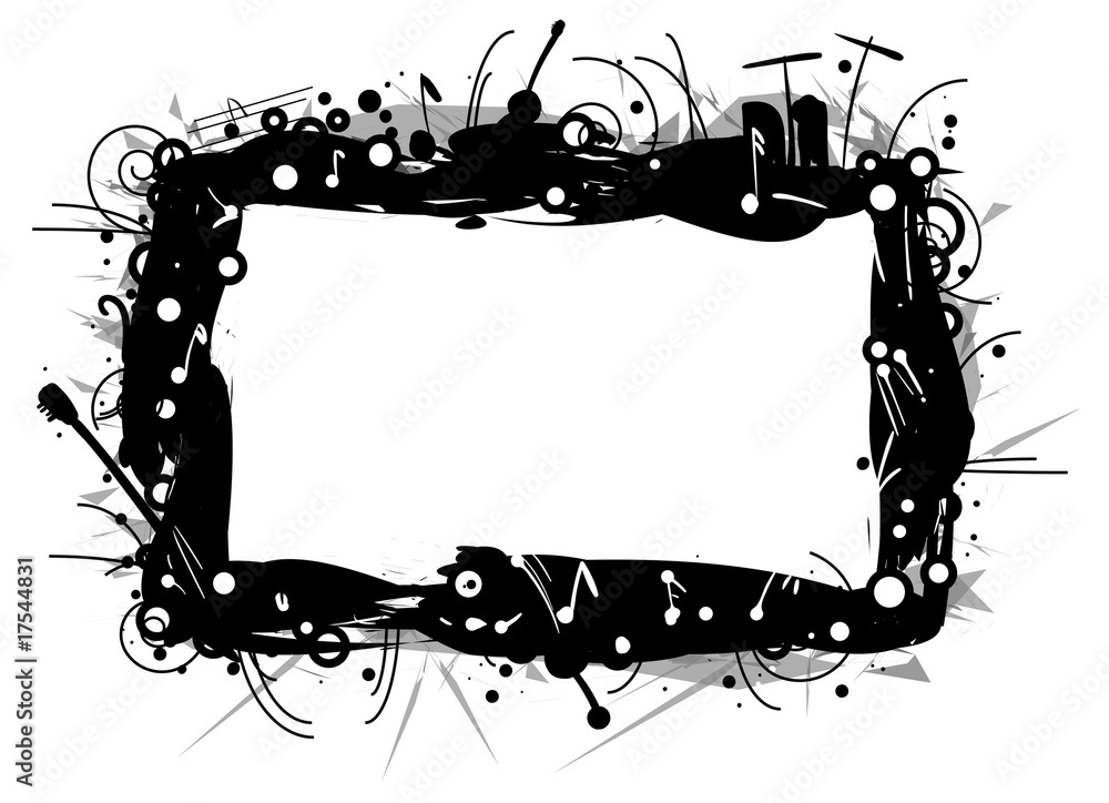Vectorial background with musical elements Vectorial background with musical elements