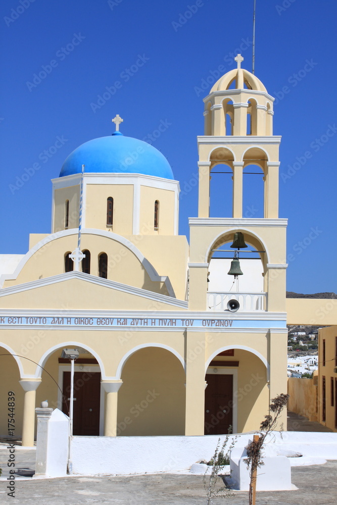 Eglise à Santorin - Cyclades - Grèce Eglise à Santorin - Cyclades - Grèce