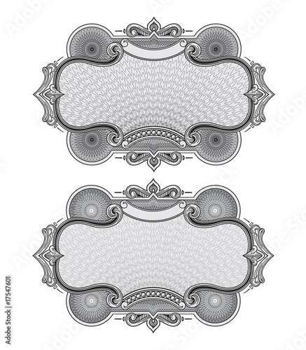 Secure design frame vector #4