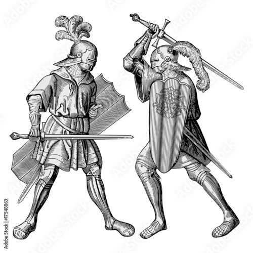 Two knights vector