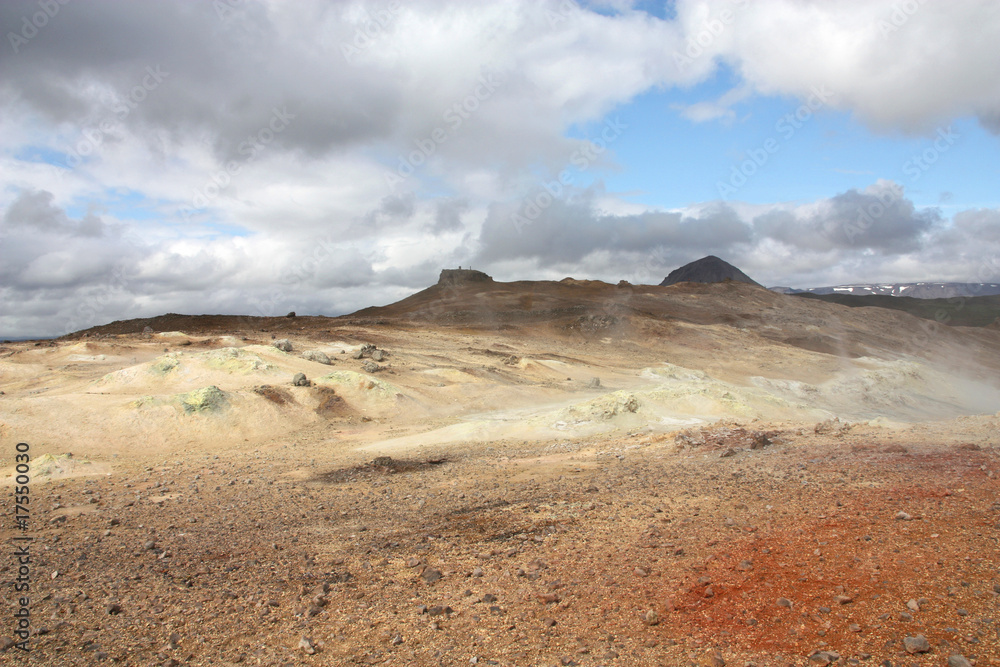 Iceland - volcanic area near Krafla