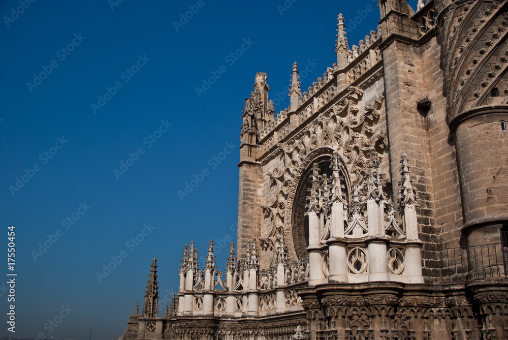 Fachada Sur del Catedral de Sevilla