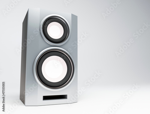 speaker, loudspeaker, woofer, speakerbox, subwoofer photo