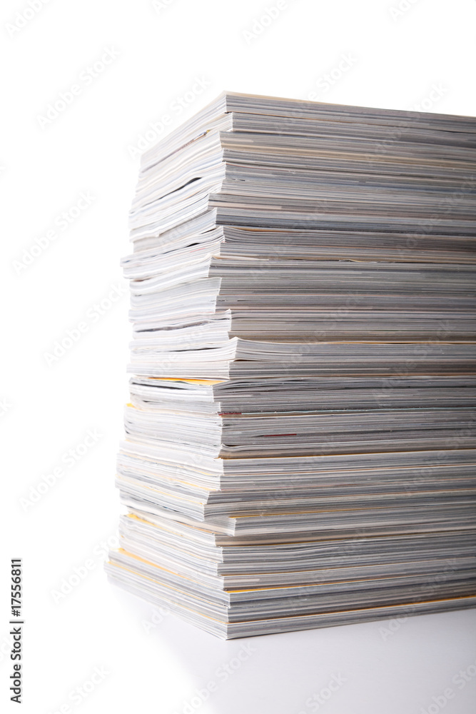 Stack of magazines Stack of magazines