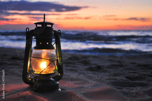 Öllampe - Abendstimmung