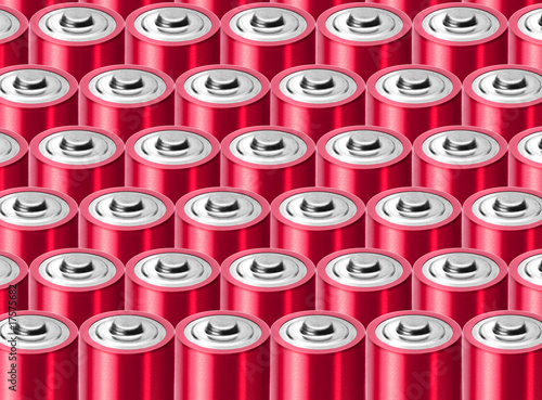 Batterien rot