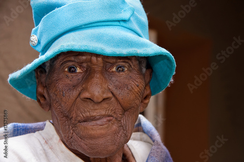 elderly african woman