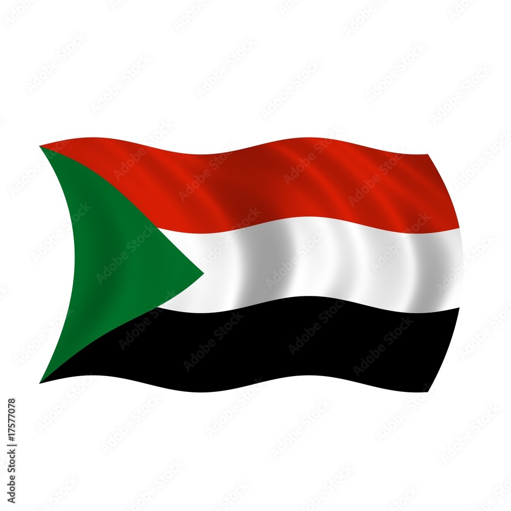 Fototapeta premium flag sudan