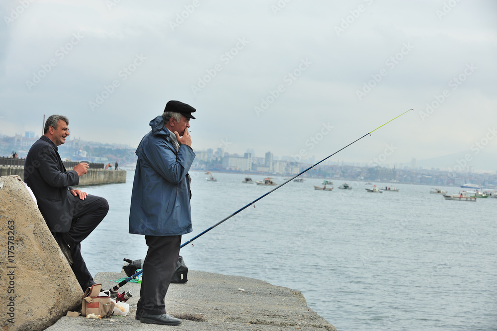 Two Fishermen at the Bosporus