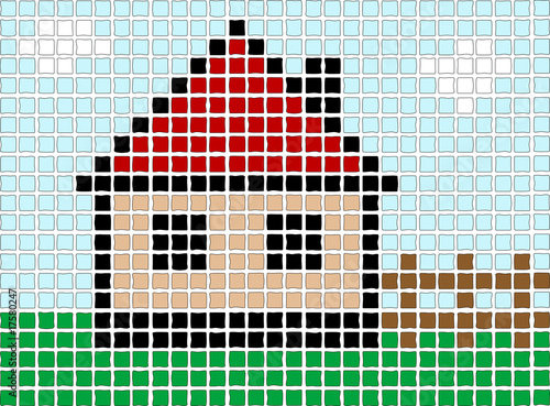 Abstract mosaic