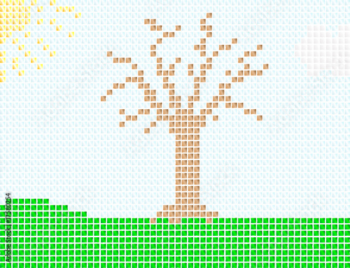Abstract mosaic