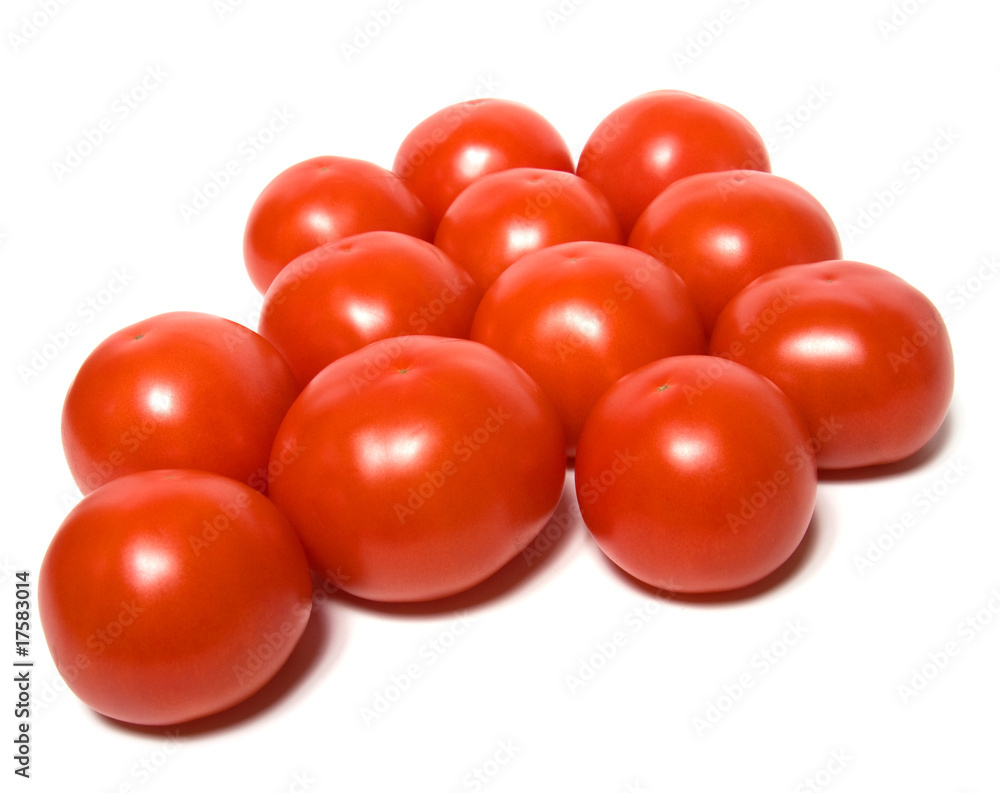 red tomato isolated on white background red tomato isolated on white background