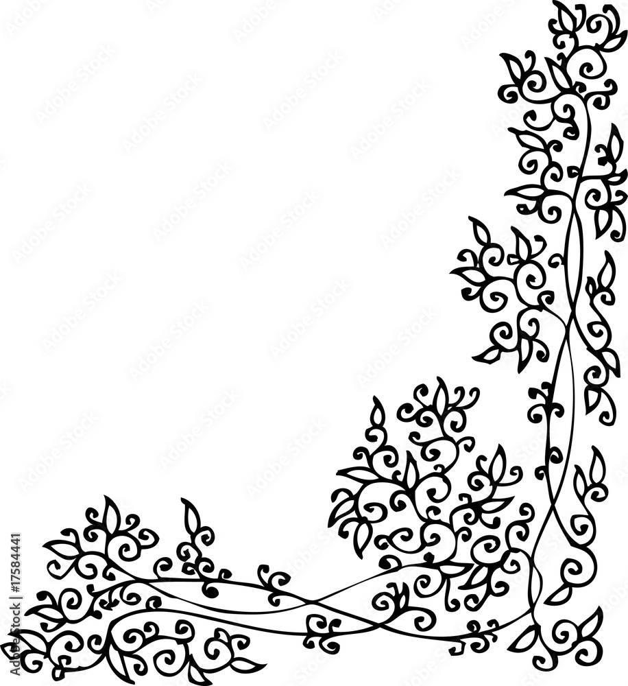 Floral vignette Floral vignette
