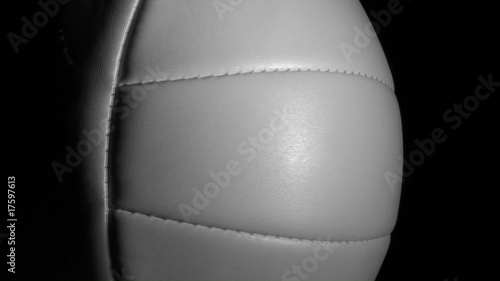 Volleyball against black close-up loop - HD